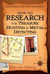 Bok How to Research for Treasure Hunting and Metal Detecting Böcker om Metalldetektering