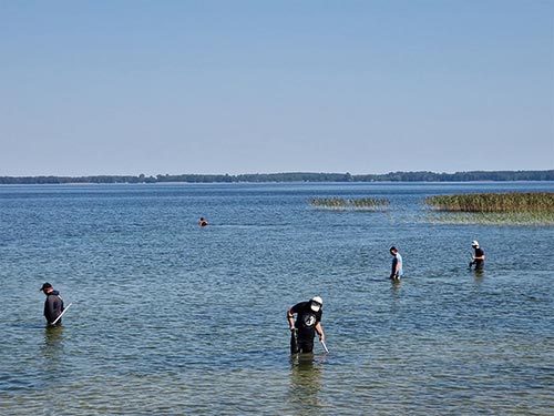 Strand med Bäst Metalldetektor för Guld